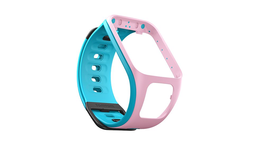 TomTom Spark Strap Small-Light Pink/Scuba Blue