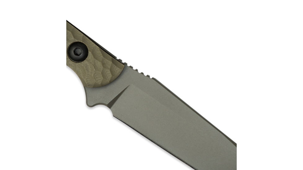 Toor Knives Anaconda Fixed Blade Knife, 3.75in, CPM S35VN, G10 Handle, Ranger Green, Anaconda-Ranger Green