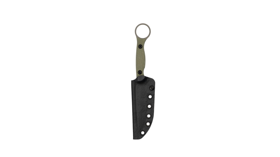 Toor Knives Anaconda Fixed Blade Knife, 3.75in, CPM S35VN, G10 Handle, Ranger Green, Anaconda-Ranger Green