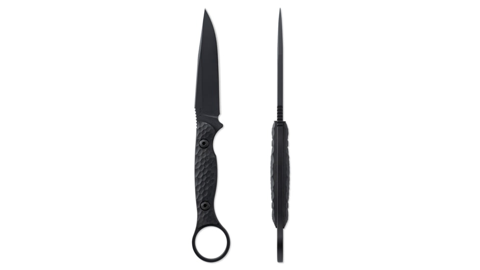 Toor Knives Anaconda Fixed Blade Knife, 3.75in, CPM S35VN Steel, G10 Handle, Shadow Black, Anaconda-Shadow Black