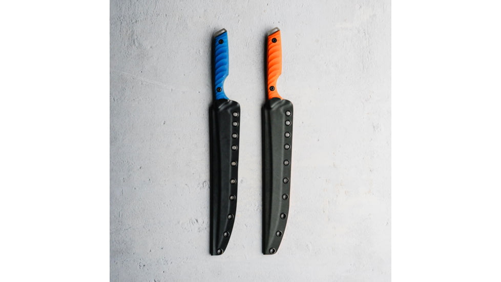 Toor Knives Avalon Fixed Blade Knife, 9 in, CPM-154 Steel, Recurve, G10, Tidal Blue, Dark Grey, Avalon - Tidal Blue