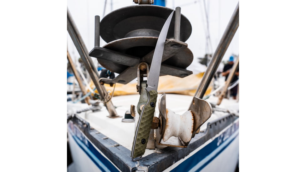 Toor Knives Avalaon Fixed Blade Knives, 6in, Steel CPM 154, G10, Kraken Green, Avalaon-Kraken Green