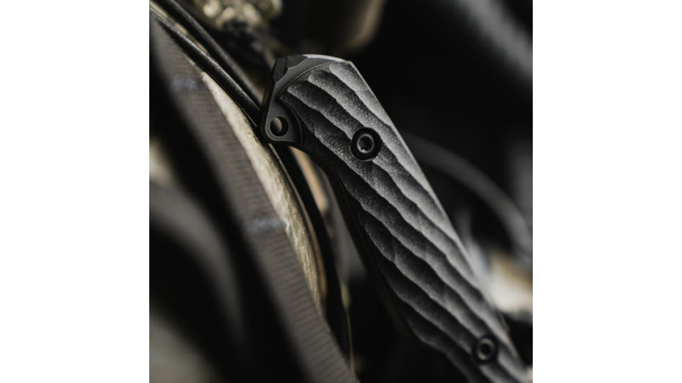 Toor Knives Crewman Fixed Blade Knife, 4.5in, CPM Cruwear Steel, G10 Handle, Bomber Black, Army Green, The Crewman - Bomber Black