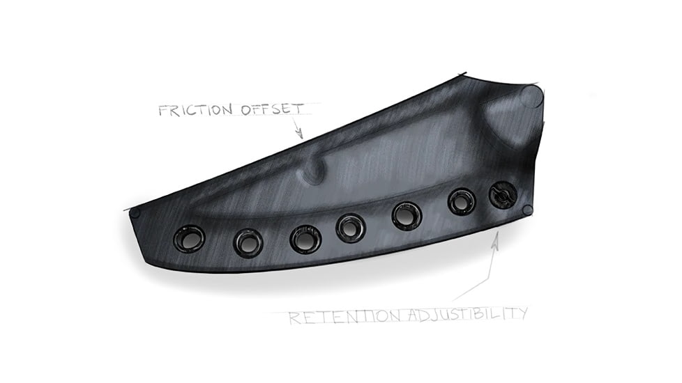 Toor Knives Darter Fixed Knife, 4.25in, CPM S35VN, G10 Handle, Shadow Black, The Darter-Shadow Black