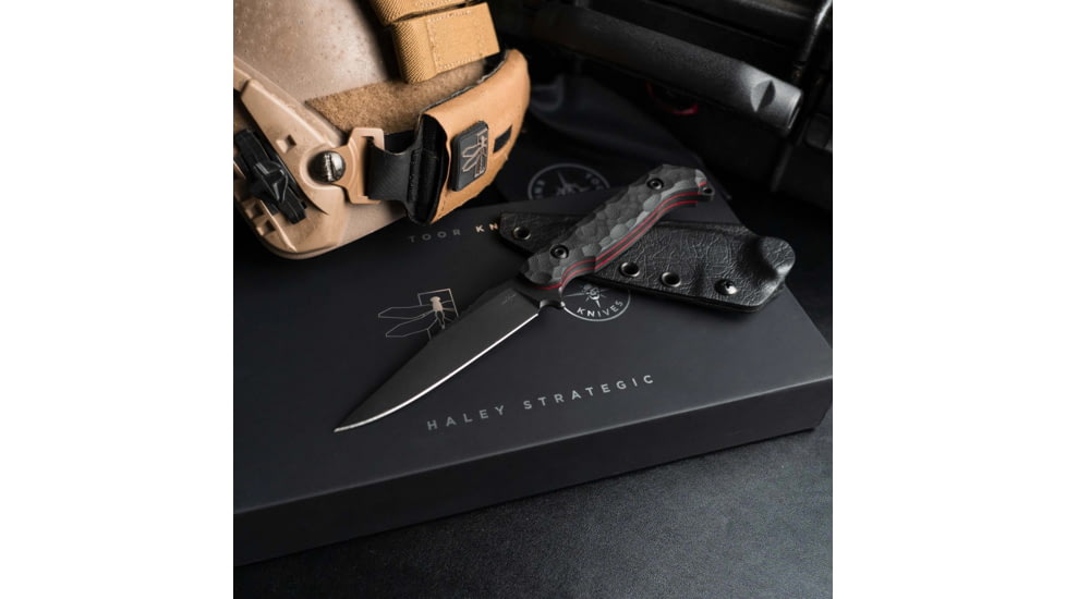 Toor Knives Darter Fixed Knife, 4.25in, CPM S35VN, G10 Handle, Shadow Black, The Darter-Shadow Black