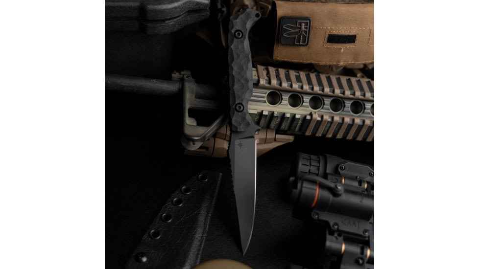 Toor Knives Darter Fixed Knife, 4.25in, CPM S35VN, G10 Handle, Shadow Black, The Darter-Shadow Black