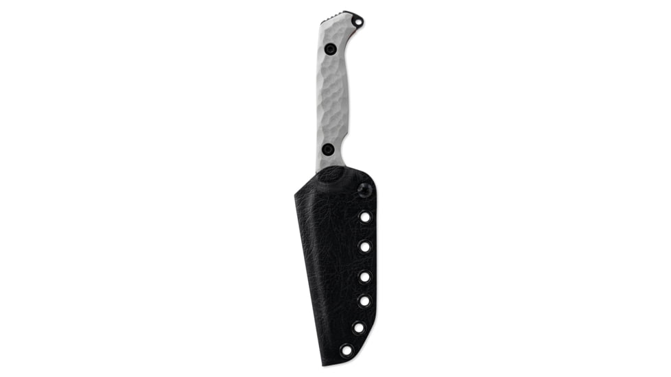 Toor Knives Darter T Fixed Blade Knife, 4.25 in, CPM-M4, Tanto, G10, Disruptive Grey, Black Tru Hide, Darter T - Disruptive Grey
