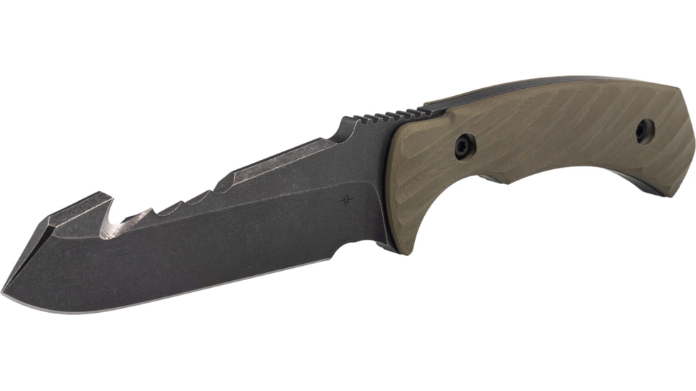 Toor Knives Egress Fixed Blade Knife, 4.875 in CPM-S35VN Steel Blade, G10 Covert Green Handle, Egress-Covert Green