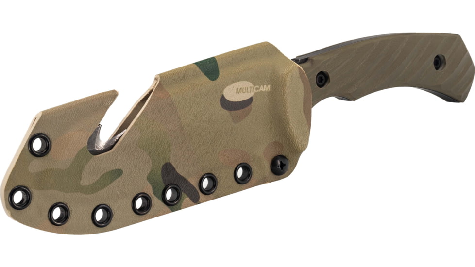 Toor Knives Egress Fixed Blade Knife, 4.875 in CPM-S35VN Steel Blade, G10 Covert Green Handle, Egress-Covert Green