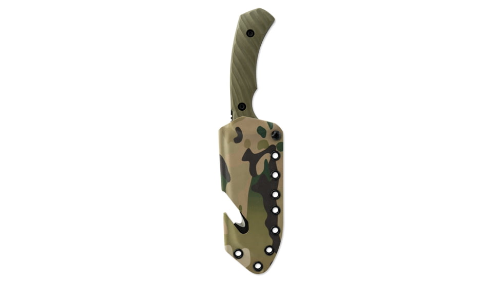 Toor Knives Egress Fixed Blade Knife, 4.875 in CPM-S35VN Steel Blade, G10 Covert Green Handle, Egress-Covert Green
