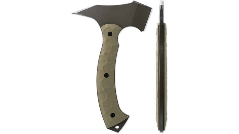Toor Knives F13 Tomahawk Axe, Covert Green, Tomahawk F13-Covert Green