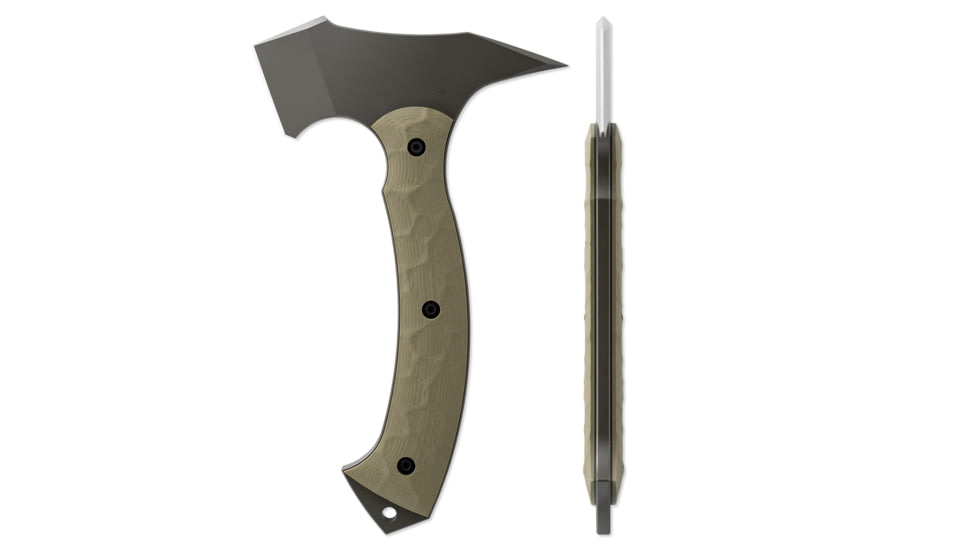 Toor Knives F13 Tomahawk Axe, D2 Steel, G10 Handle, Ranger Green, Tomahawk F13-Ranger Green