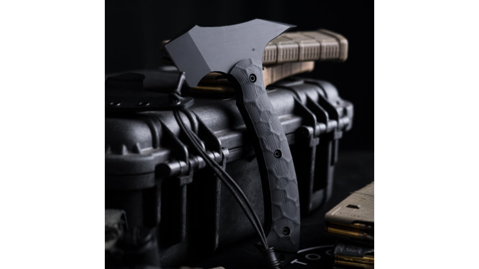Toor Knives F13 Tomahawk Axe, D2 Steel, G10 Handle, Shadow Black, Tomahawk F13-Shadow Black