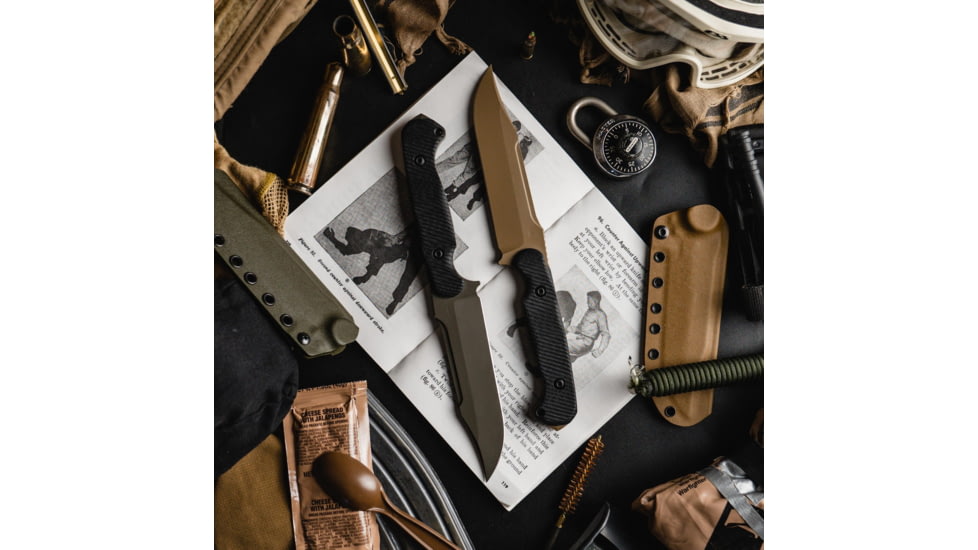 Toor Knives F13 Tommy Axe, 5.5 in, D2 Steel, G10 Handle, OD Green, Infantry-OD Green