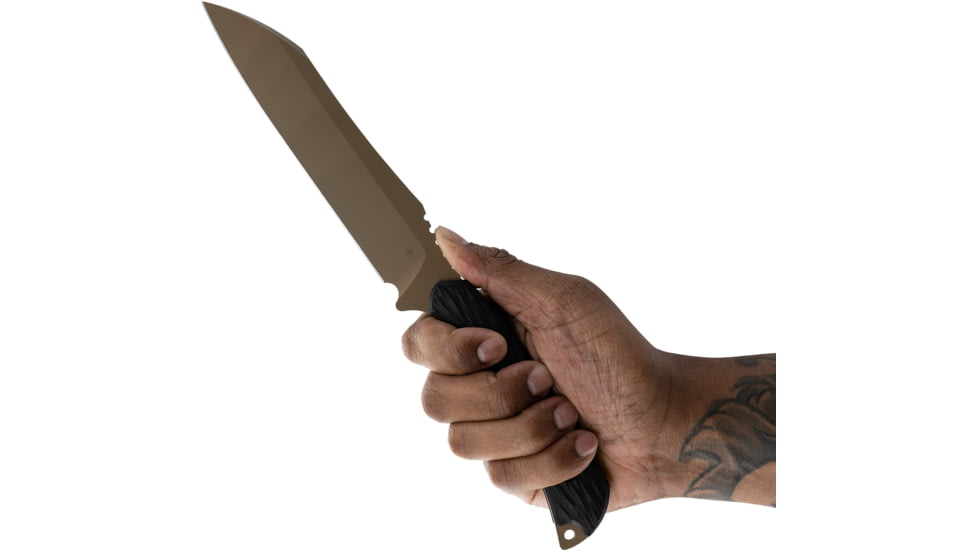 Toor Knives Fathom Fixed Blade Knive, 6,5 in, D2 Steel, Barrel Brown, Fathom-Barrel-Brown