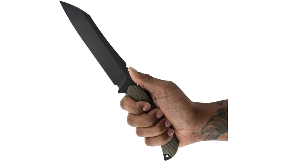 Toor Knives Fathom Fixed Blade Knive, 6,5 in, D2 Steel, Gan Green, Fathom-Gan-Green