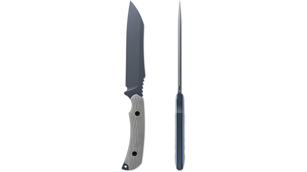 Toor Knives Fathom Fixed Blade Knive, 6,5 in, D2 Steel, Thresher Grey, Fathom-Thresher-Grey