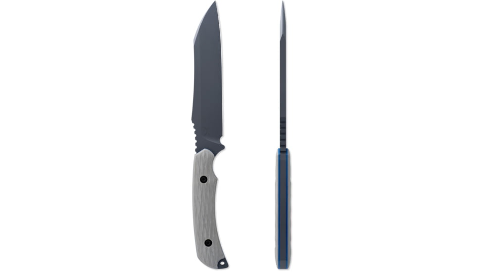 Toor Knives Fathom Fixed Blade Knive, 6,5 in, D2 Steel, Thresher Grey, Fathom-Thresher-Grey