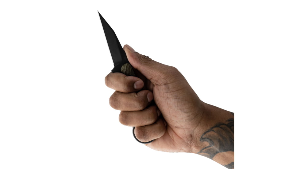 Toor Knives Jank Shank Fixed Blade Knife, 3.0 in, CPM 154 Steel, G10 Handle, Covert Green, Jank Shank-Covert Green