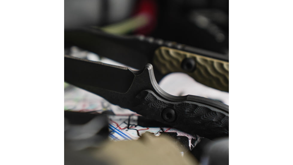 Toor Knives Jank Shank Fixed Blade Knife, 3.0 in, CPM 154 Steel, G10 Handle, Carbon, Jank Shank-Carbon