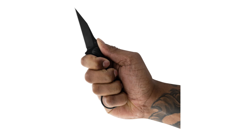 Toor Knives Jank Shank Fixed Blade Knife, 3in, CPM 35VN, Steel Handle, Outlaw, Jank-Shank-Outlaw