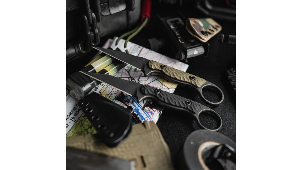 Toor Knives Jank Shank Fixed Blade Knife, 3in, CPM 35VN, Steel Handle, Outlaw, Jank-Shank-Outlaw