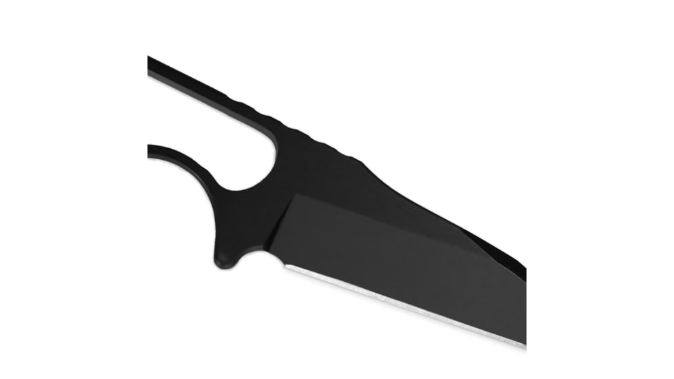 Toor Knives Jank Shank Fixed Blade Knife, 3in, CPM 35VN, Steel Handle, Shadow Black, Jank Shank-Shadow Black