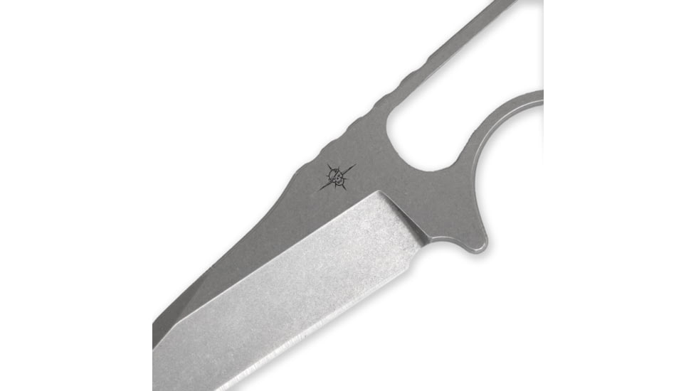 Toor Knives Jank Shank Fixed Blade Knife, 3in, CPM 35VN, Steel Handle, Slate, Jank Shank-Slate