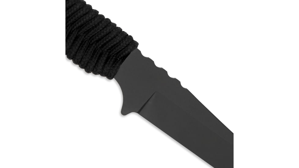Toor Knives Kingpin Fixed Blade Knife, 4in, CPM 3V, Paracord Handle, Shadow Black, Kingpin-Shadow Black