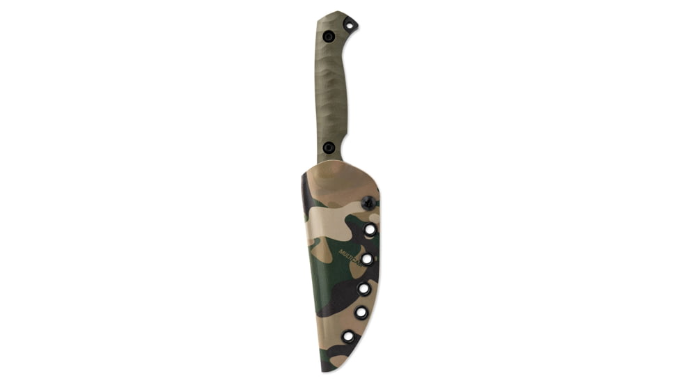 Toor Knives Krypteia Fixed Blade Knife, 4.0in, CPM S35VN Steel, G10 Handle, Covert Green, Krypteia-Covert Green