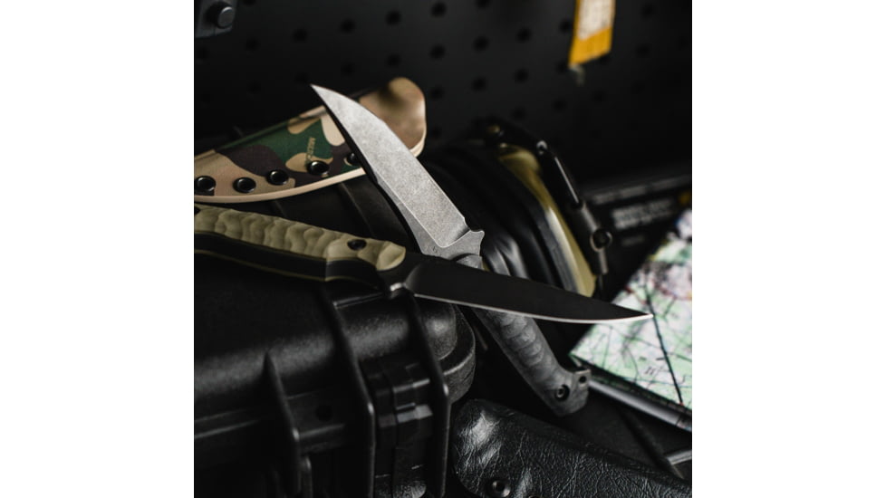 Toor Knives Krypteia Fixed Blade Knife, 4.0in, CPM S35VN Steel, G10 Handle, Outlaw, Krypteia-Outlaw