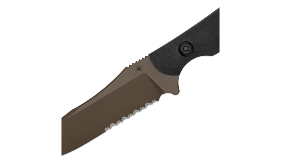 Toor Knives Krypteia Fixed Blade Knife, 4in, CPM S35VN, G10 Handle, Bronze JD35S, Krypteia-JD35S
