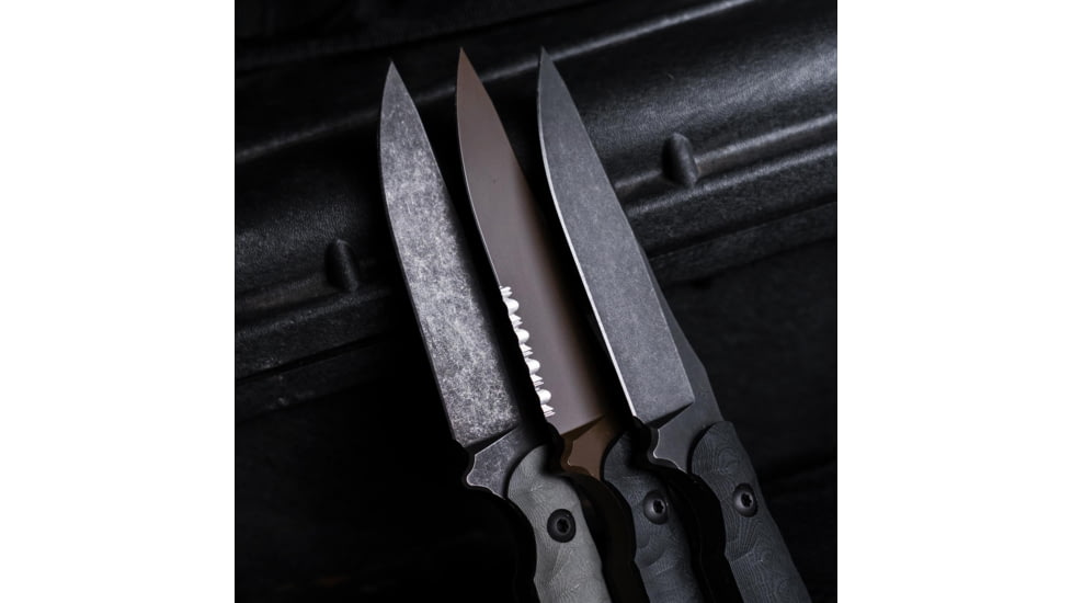 Toor Knives Krypteia Fixed Blade Knife, 4in, CPM S35VN, G10 Handle, Stealth, Krypteia-Stealth