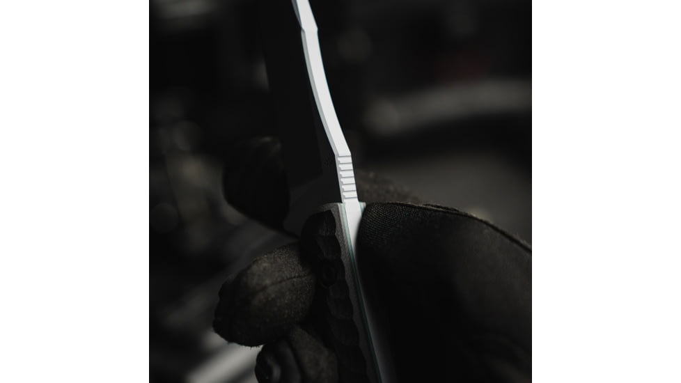 Toor Knives Krypteia S Fixed Blade Knife, 4in, CPM M4 Steel, G10 Handle, Phantom Grey, Black Hydro Static, Krypteia S - Phantom Grey