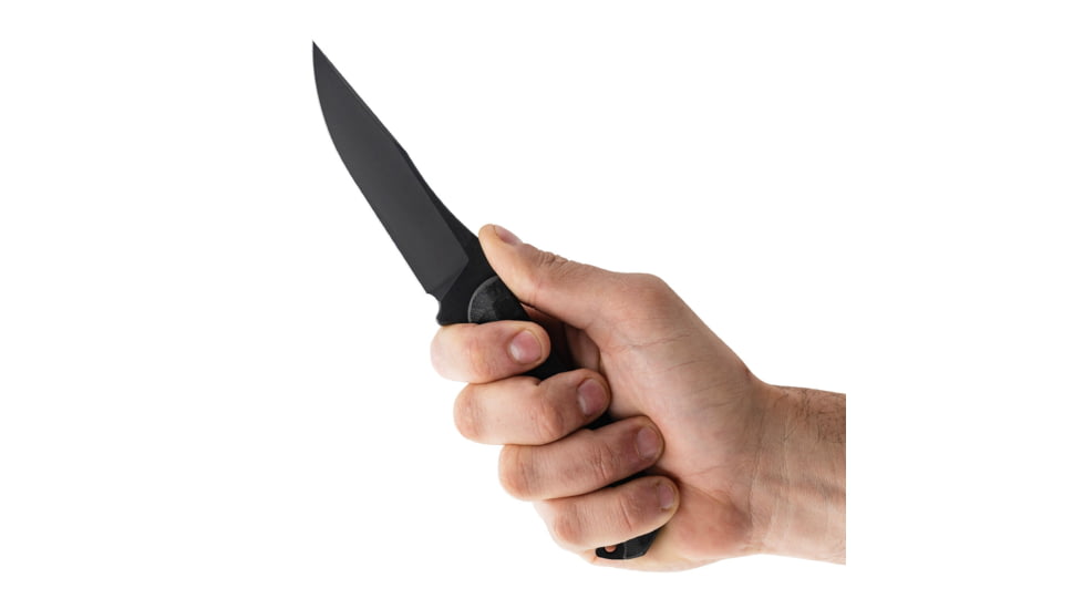 Toor Knives Krypteia S Fixed Blade Knife, 4in, CPM M4 Steel, G10 Handle, SoCom Black, Black Hydro Static, Krypteia S - SoCom Black