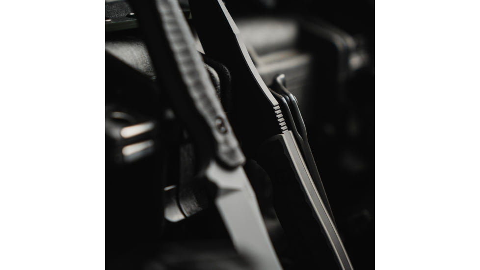 Toor Knives Krypteia S Fixed Blade Knife, 4in, CPM M4 Steel, G10 Handle, SoCom Black, Black Hydro Static, Krypteia S - SoCom Black