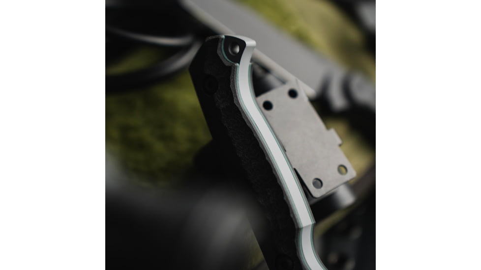 Toor Knives Krypteia T Fixed Blade Knife, 4in, CPM M4 Steel, G10 Handle, Phantom Grey, Black Hydro Static, Krypteia T - Phantom Grey