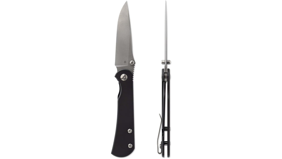 Toor Knives Merchant 2.0 FL35S Folding Knife, 3.75in, Steel CPM S35VN, 6AL-4V Titanium, Black, Merchant-2.0-FL35S-Black