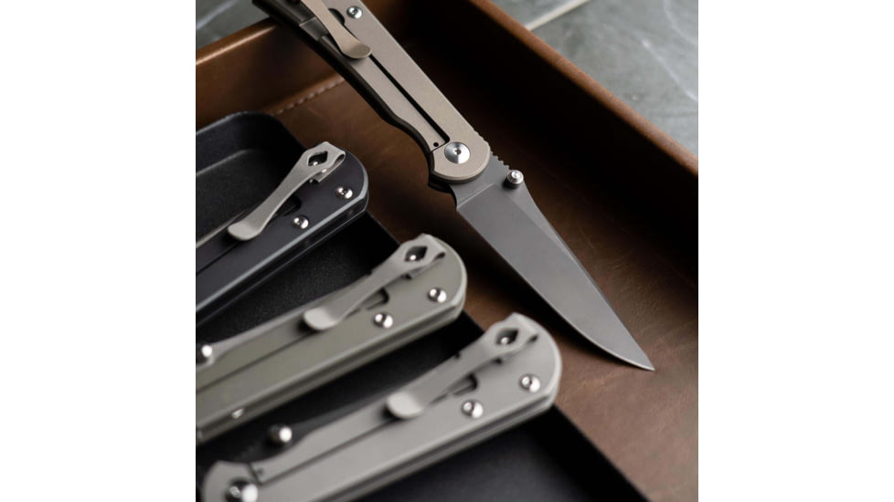 Toor Knives Merchant 2.0 FL35S Folding Knife, 3.75in, Steel CPM S35VN, 6AL-4V Titanium, Black, Merchant-2.0-FL35S-Black