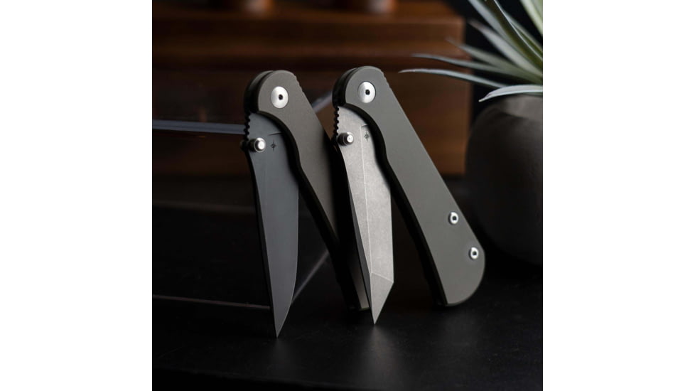 Toor Knives Merchant 2.0 FL35T Folding Knife, 3.75in, Steel CPM S35VN, 6AL-4V Titanium, Spanish Moss, Merchant-2.0-FL35T-SPM