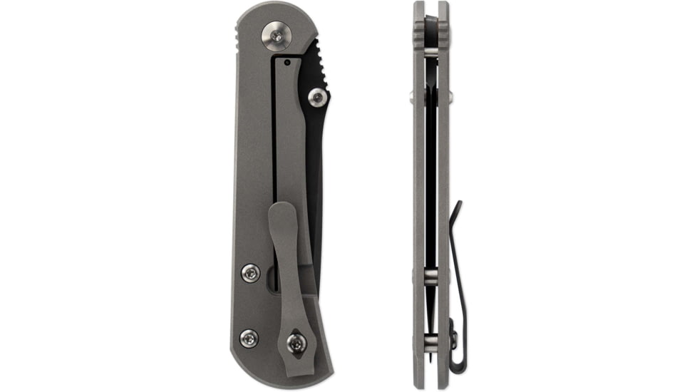 Toor Knives Merchant 2.0 FL35T Folding Knife, 3.75in, Steel CPM S35VN, 6AL-4V Titanium, Stone, Merchant-2.0-FL35T-Stone