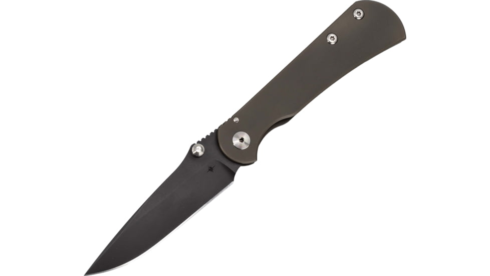 Toor Knives Merchant 2.0 FL35S Folding Knife, 3.75in, Steel CPM S35VN, 6AL-4V Titanium, Bronze, Merchant-2.0-FL35S-Bronze