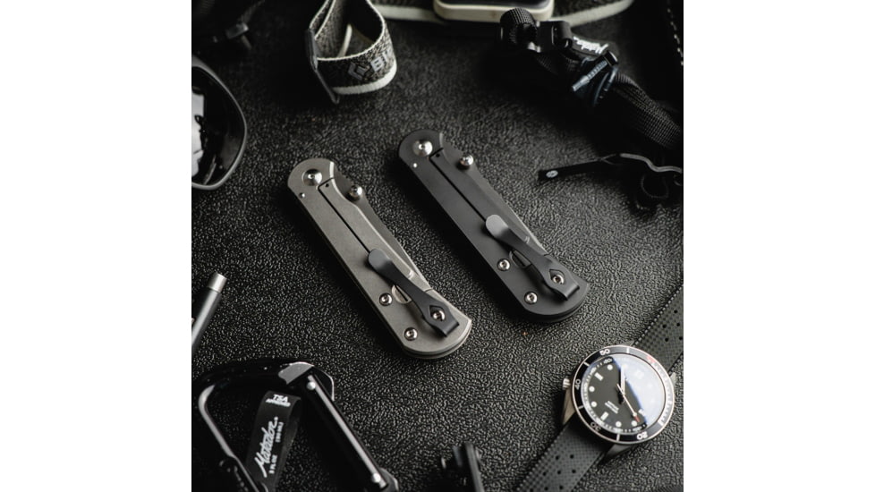 Toor Knives Merchant 2.0 FL35S Folding Knife, 3.75in, Steel CPM S35VN, 6AL-4V Titanium Handle, Carbon, Merchant 2.0 S-Carbon