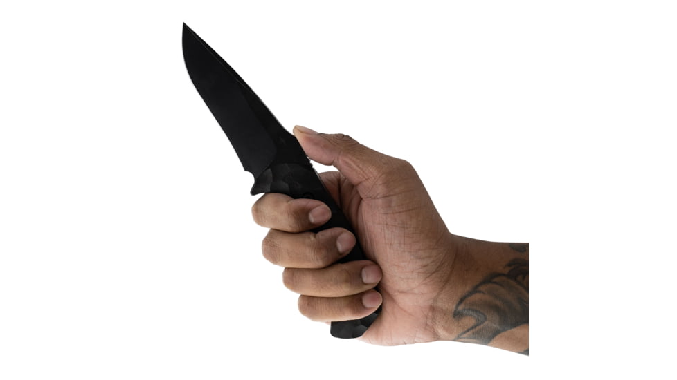 Toor Knives Mullet Fixed Blade Knife, 4in, CPM 154, G10 Handle, Ebony, Mullet-Ebony