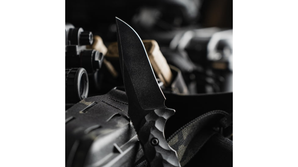 Toor Knives Mullet Fixed Blade Knife, 4in, CPM 154, G10 Handle, Shadow Black, Mullet-Shadow Black