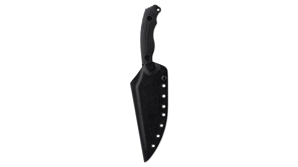 Toor Knives Raven Fixed Blade Knife, 5.5 in CPM 3V Blade, G10 Carbon Handle, Raven-Carbon