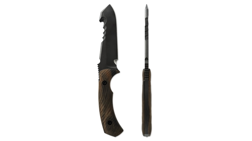 Toor Knives Sar Fixed Blade Knive, 4.875 in, Steel CPM S35VN, Ebony, Outlaw, Egress-Outlaw