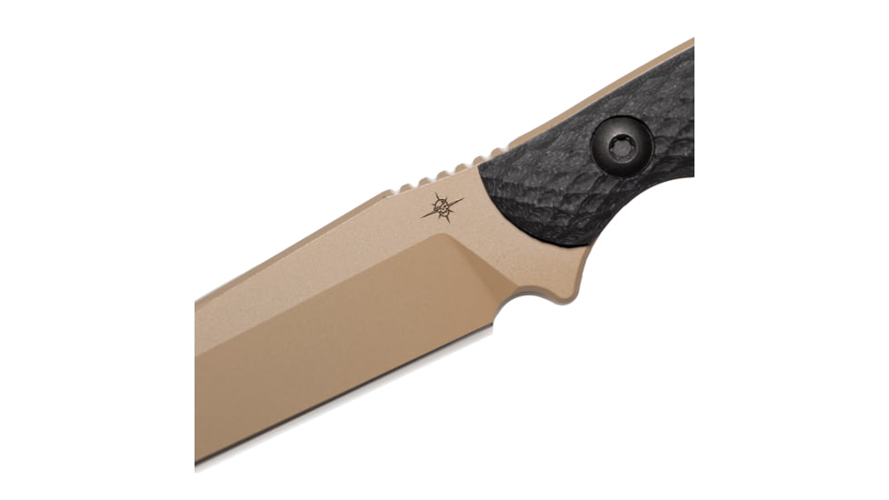 Toor Knives Serpent Fixed Blade Knife, 3.75in, CPM3V, G10 Handle, FDE, Serpent-FDE