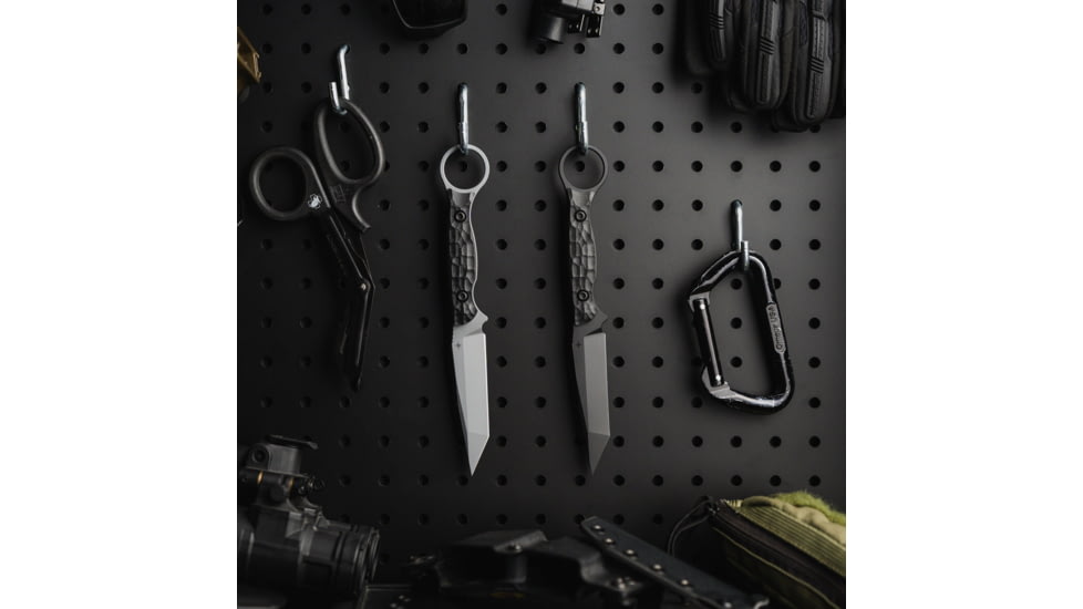 Toor Knives Serpent T Fixed Blade Knife, 3.75in, CPM3V Steel, G10 Handle, Phantom Grey, Black Hydro Static, Serpent T - Phantom Grey