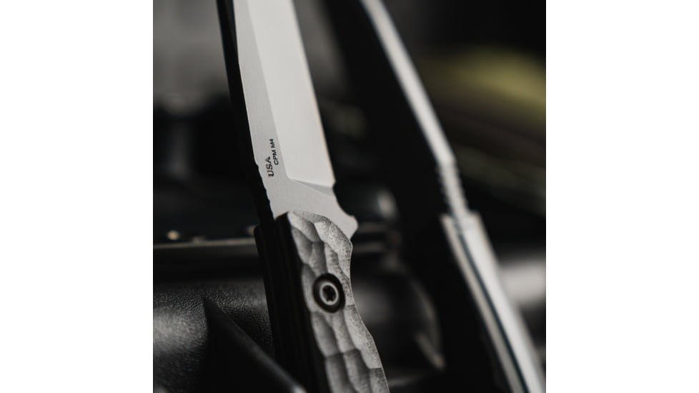 Toor Knives Serpent T Fixed Blade Knife, 3.75in, CPM3V Steel, G10 Handle, Phantom Grey, Black Hydro Static, Serpent T - Phantom Grey